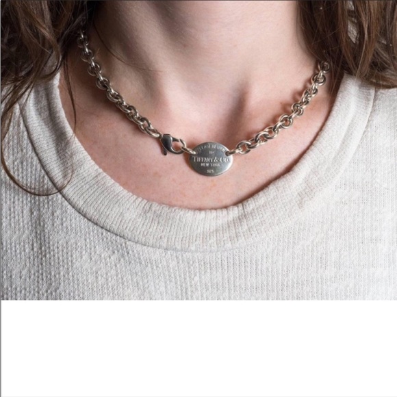 Authentic Tiffany & co. 925choker necklace. - Picture 2 of 6